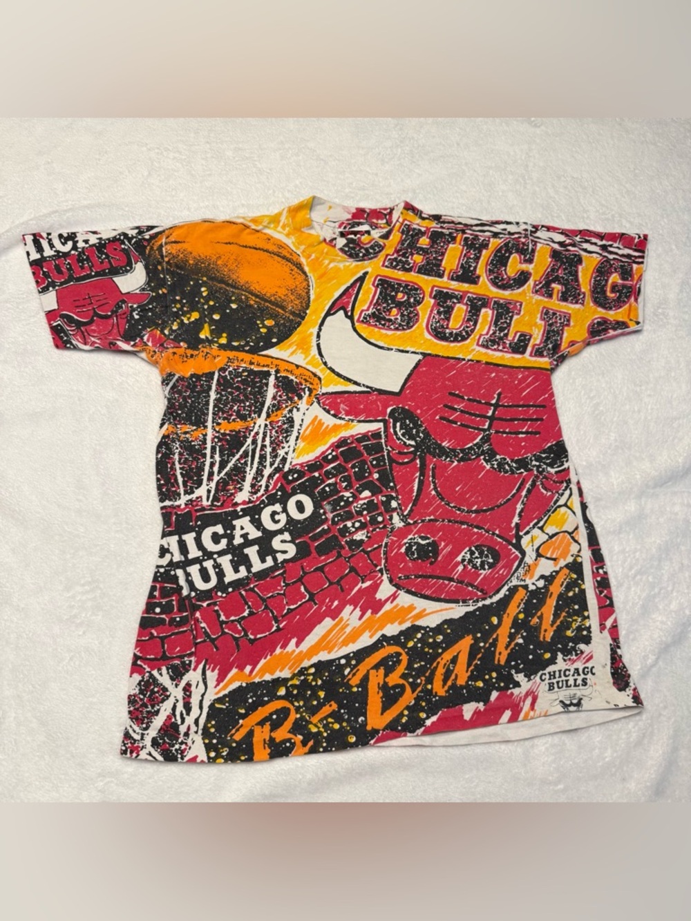 Kids Graphic Tee in Red & Orange